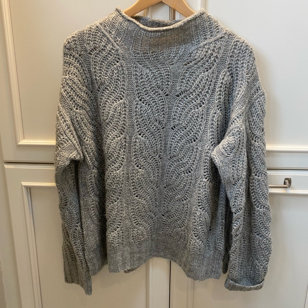 JCREW grey sweater